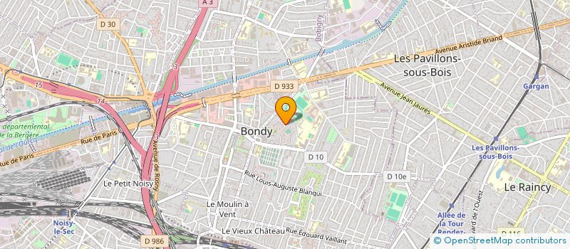 localisation de l'entreprise GO'EXPRESS  DRANCY