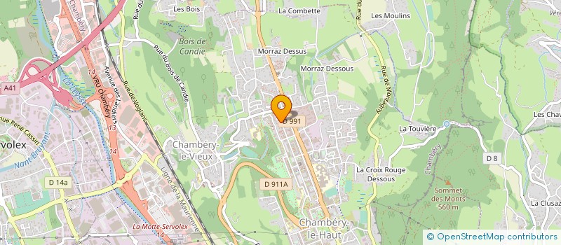 localisation de l'entreprise GO FIBRE  CHAMBERY