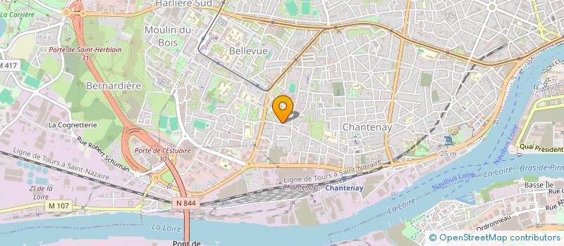 localisation de l'entreprise GO FITNESS 44 à NANTES