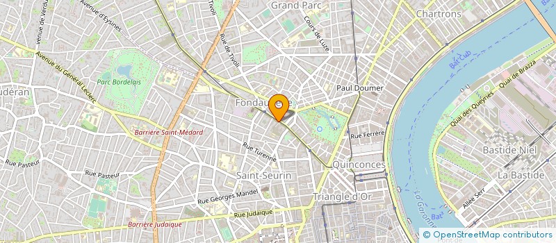 localisation de l'entreprise GO FLEX à BORDEAUX