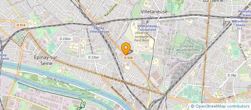 localisation de l'entreprise GO FOOD à EPINAY-SUR-SEINE