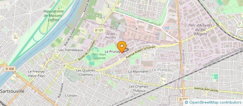 localisation de l'entreprise GO FOR HIT à SARTROUVILLE