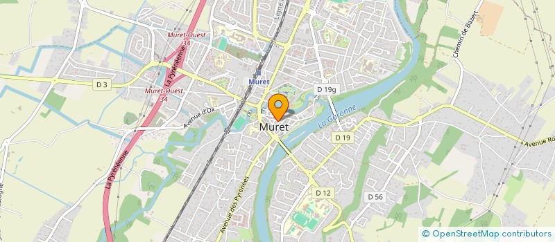 localisation de l'entreprise GO FORM & FIT à MURET