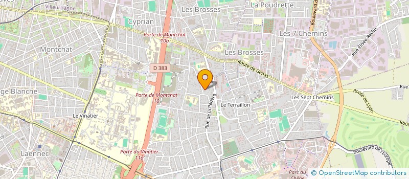 localisation de l'entreprise GO FORMATION  BRON