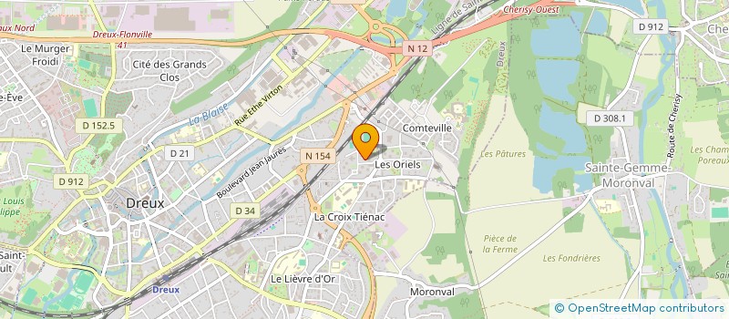 localisation de l'entreprise GO FORMATION à DREUX