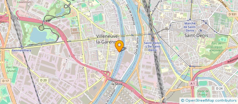localisation de l'entreprise GO FRANCE à VILLENEUVE-LA-GARENNE