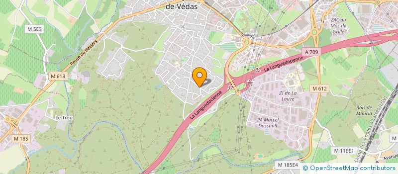 localisation de l'entreprise GO-HABITAT à SAINT-JEAN-DE-VEDAS