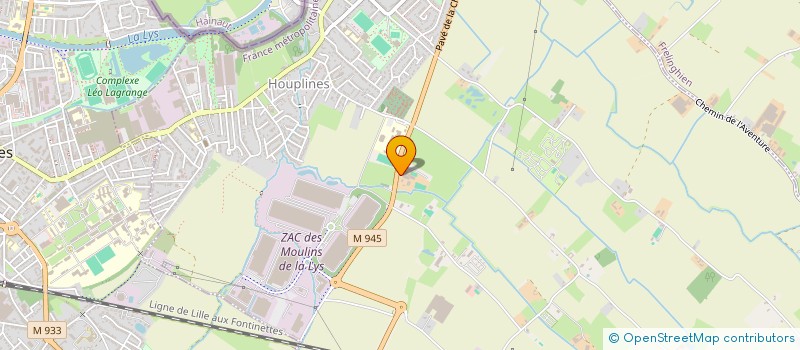 localisation de l'entreprise GO HLB  HOUPLINES