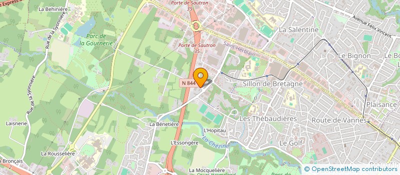 localisation de l'entreprise GO HOLDING à SAINT-HERBLAIN