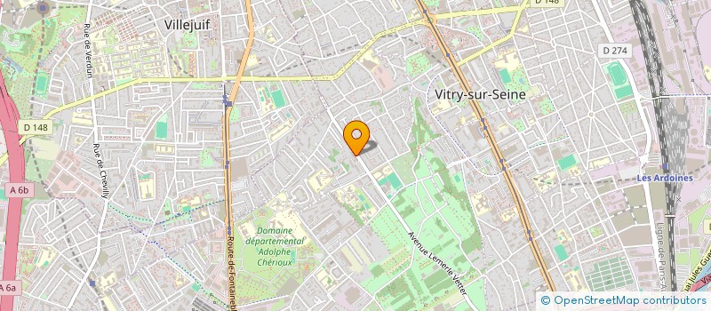 localisation de l'entreprise GO HOME IMMOBILIER à VITRY-SUR-SEINE