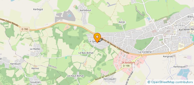 localisation de l'entreprise GO-IMAGE à SARZEAU