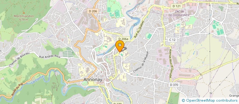 localisation de l'entreprise GO IMMO à ANNONAY
