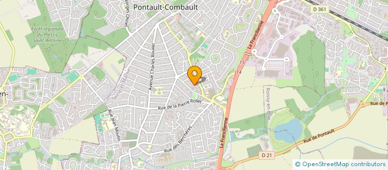 localisation de l'entreprise GO INGENIERIE à PONTAULT-COMBAULT