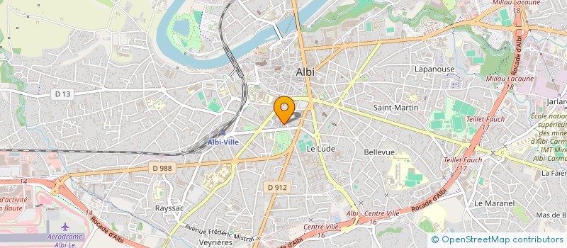 localisation de l'entreprise GO / LE CEDRE  ALBI