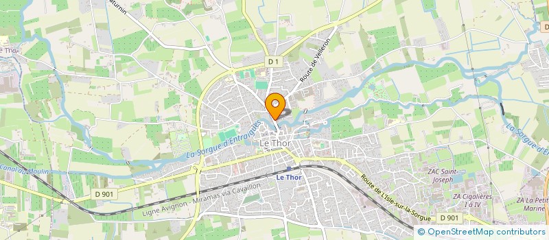 localisation de l'entreprise GO LE POSEUR  LE THOR