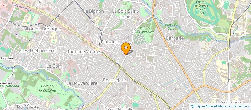 localisation de l'entreprise GO LEARNING à REZE