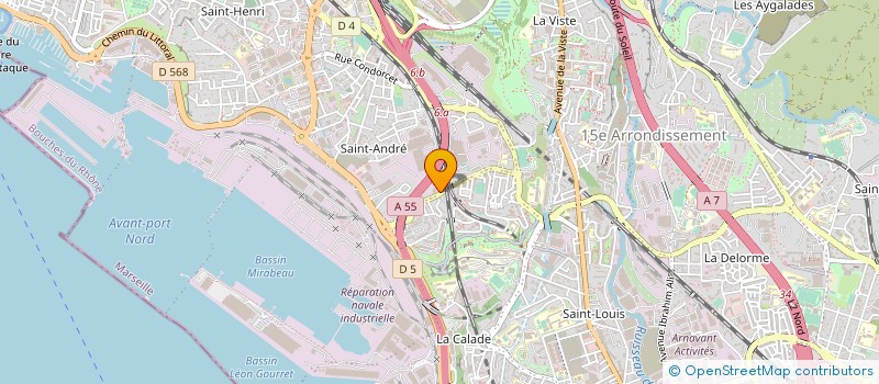 localisation de l'entreprise GO LOGISTIQUE à MARSEILLE