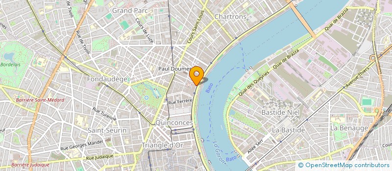 localisation de l'entreprise GO MEDIA INVESTISSEMENT à BORDEAUX