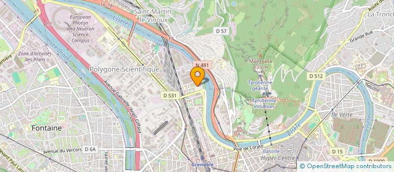 localisation de l'entreprise GO MINING à GRENOBLE