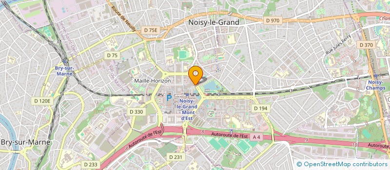 localisation de l'entreprise GO MOUV NOISY  NOISY-LE-GRAND