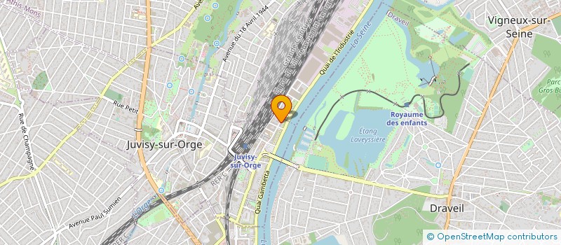 localisation de l'entreprise GO MOVE FITNESS à JUVISY-SUR-ORGE