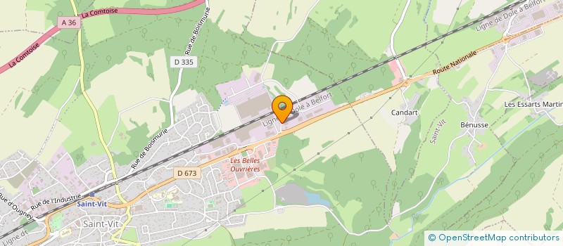 localisation de l'entreprise GO NEGOCE  SAINT-VIT