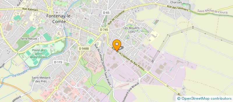 localisation de l'entreprise GO NIORT  FONTENAY LE COMTE