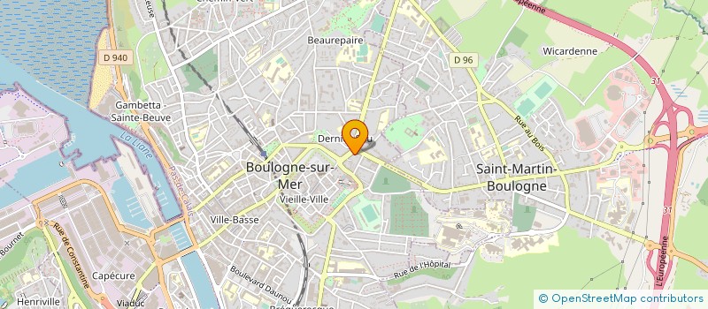 localisation de l'entreprise GO ON-E à BOULOGNE-SUR-MER