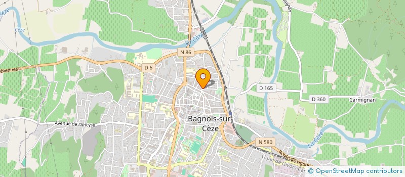 localisation de l'entreprise GO PADTHAI  BAGNOLS-SUR-CEZE