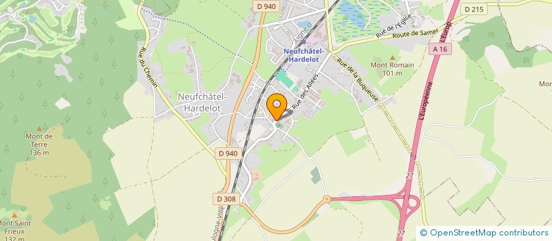 localisation de l'entreprise GO PAIN à NEUFCHATEL-HARDELOT