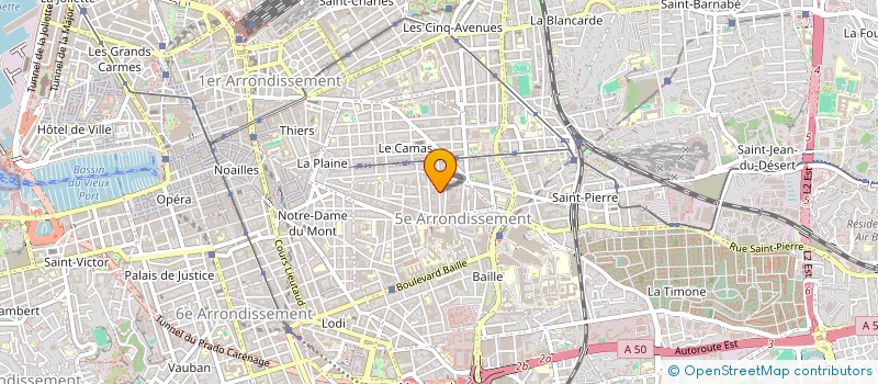 localisation de l'entreprise GO PARTAGE à MARSEILLE