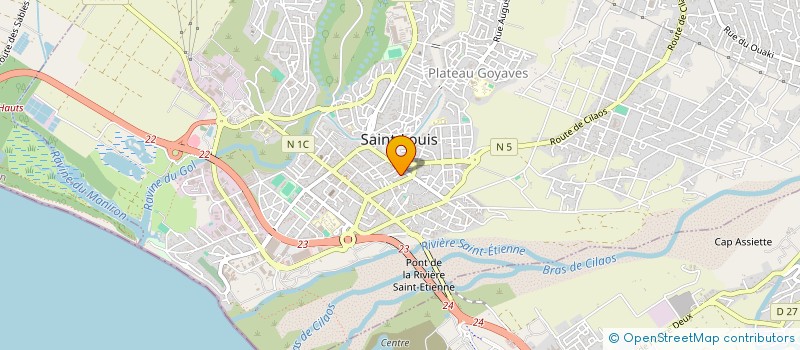 localisation de l'entreprise GO'PAY RH à SAINT-LOUIS