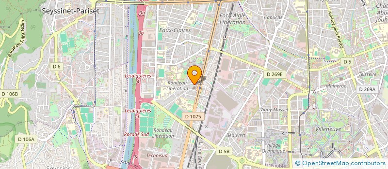 localisation de l'entreprise GO PHIL VTC à GRENOBLE