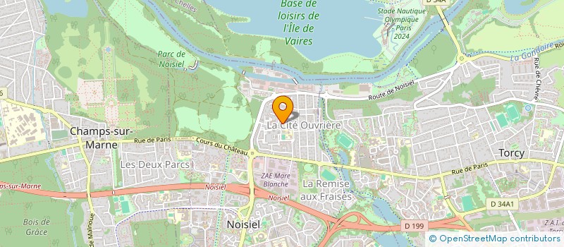 localisation de l'entreprise GO PIZZA  NOISIEL