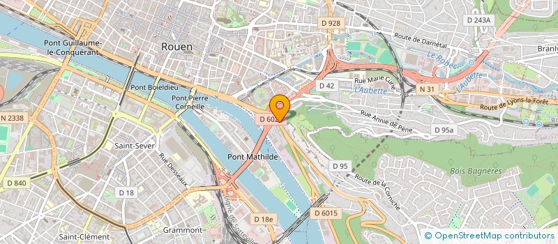 localisation de l'entreprise GO PIZZA à ROUEN