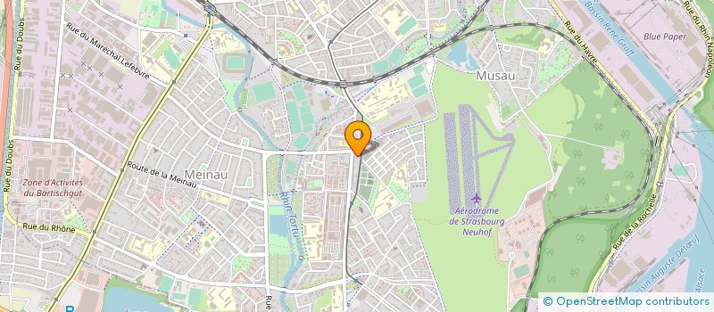 localisation de l'entreprise GO PLATRERIE à STRASBOURG