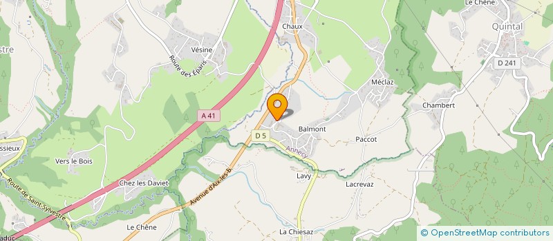 localisation de l'entreprise GO PRIMEUR à ANNECY