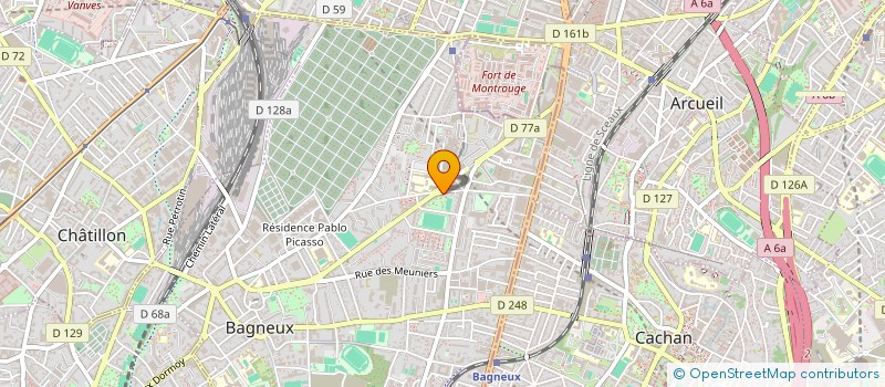 localisation de l'entreprise GO PRIMEURS à BAGNEUX