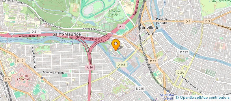 localisation de l'entreprise GO'PRINT à SAINT-MAURICE