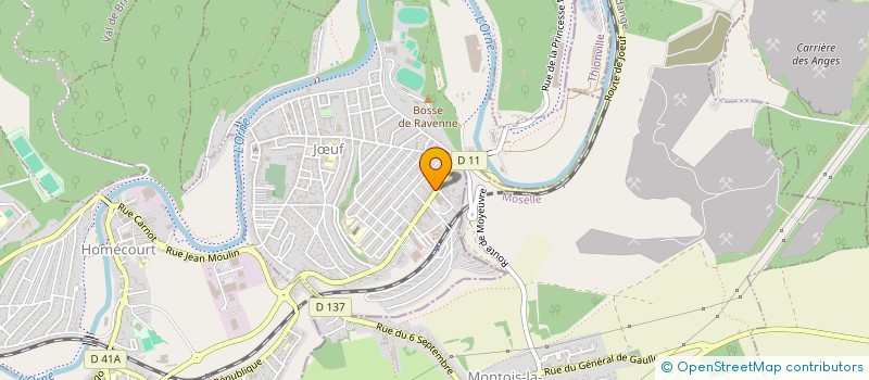 localisation de l'entreprise GO PROD  JUF