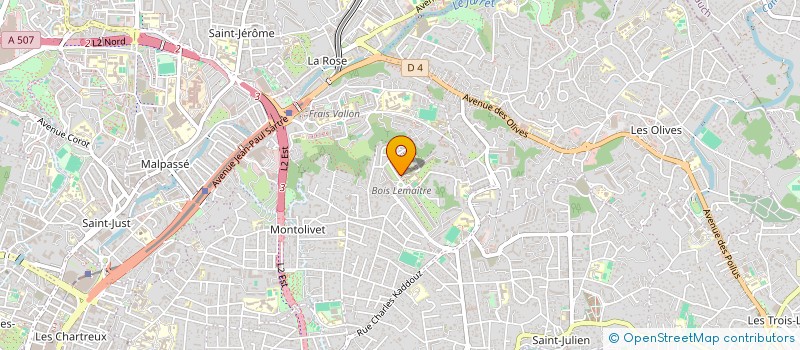 localisation de l'entreprise GO PROJET à MARSEILLE