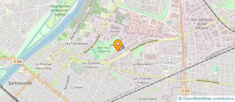 localisation de l'entreprise GO - PROTECH à SARTROUVILLE