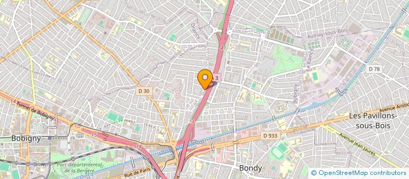 localisation de l'entreprise GO PROTECT  BONDY