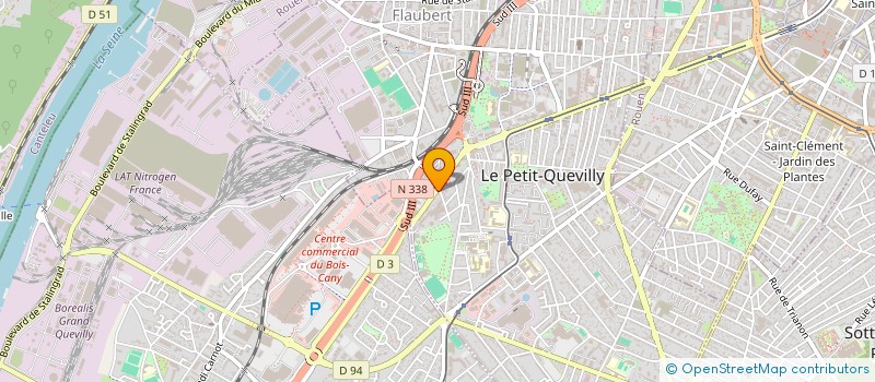 localisation de l'entreprise GO RENT  LE PETIT-QUEVILLY