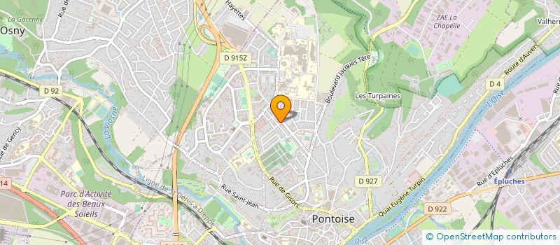 localisation de l'entreprise GO RESTAURATION à PONTOISE