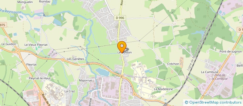 localisation de l'entreprise GO RIDERS  VIRIAT