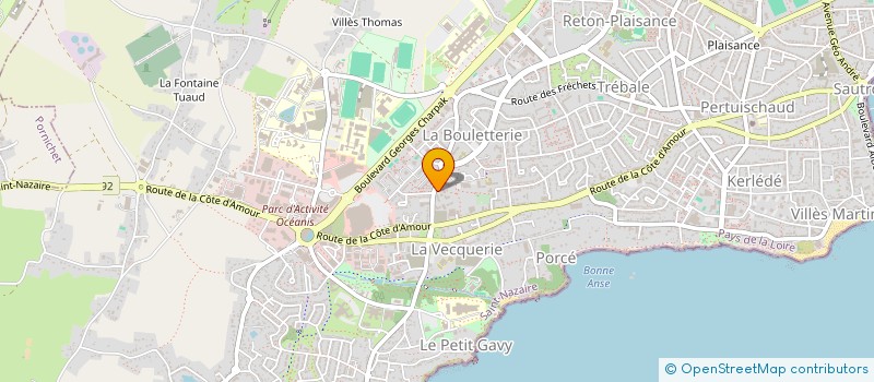 localisation de l'entreprise GO SAILING à SAINT-NAZAIRE