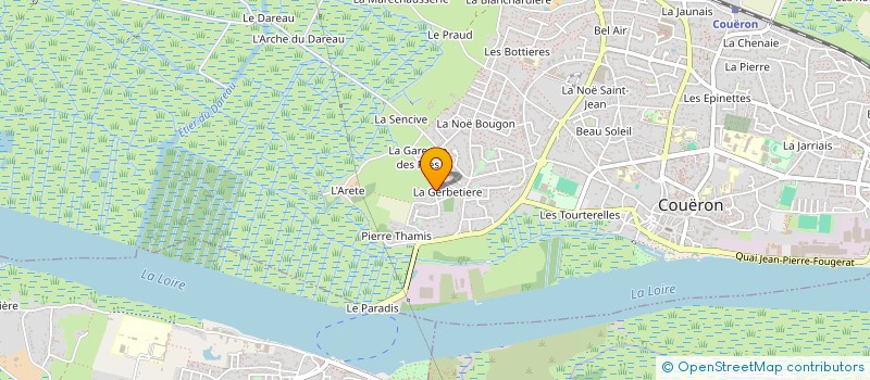 localisation de l'entreprise GO.SE.PE.MA à COUERON