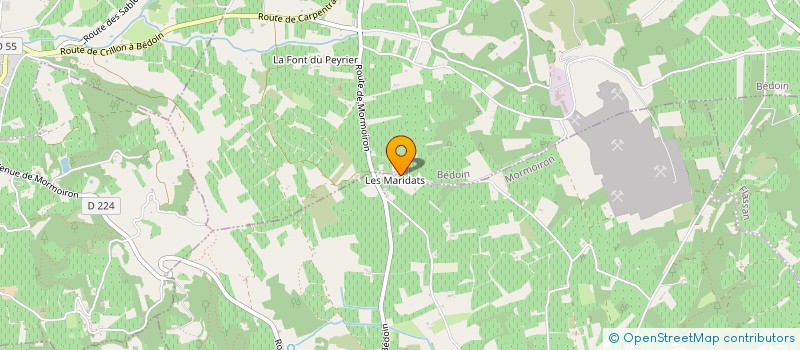 localisation de l'entreprise GO SERVICE à BEDOIN