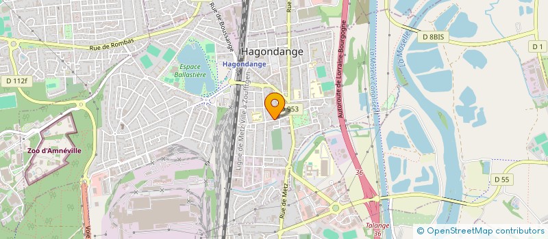 localisation de l'entreprise GO SERVICES  HAGONDANGE